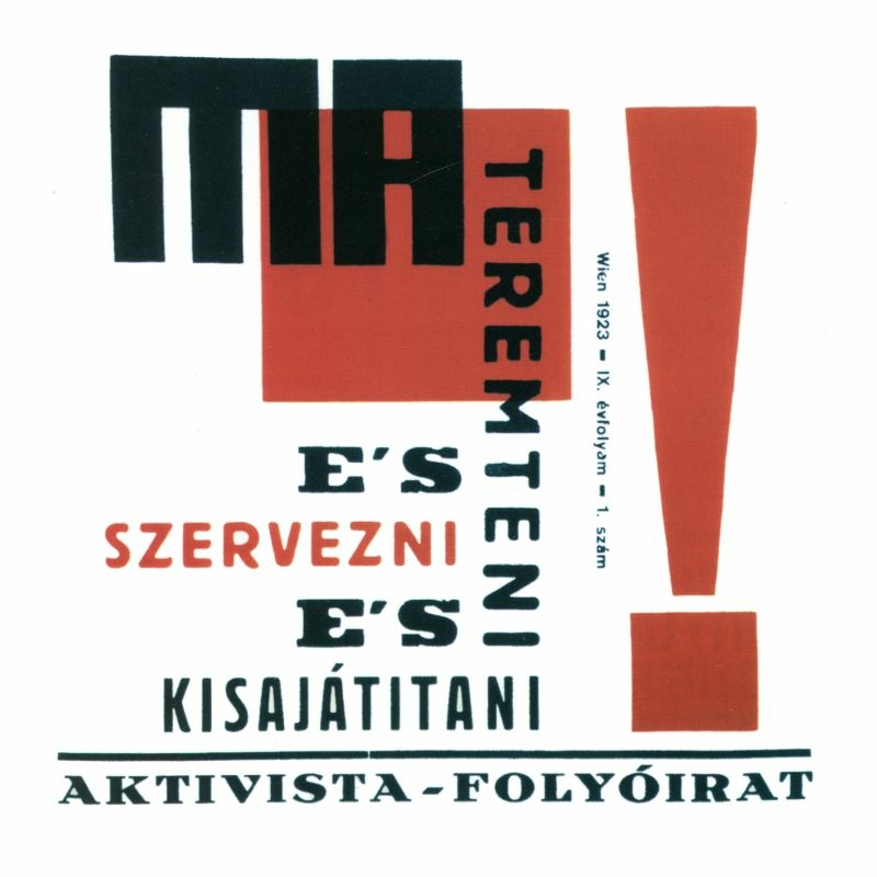 Kassák/Ma- Aktivista folyóirat - nagy alakú - képeslap