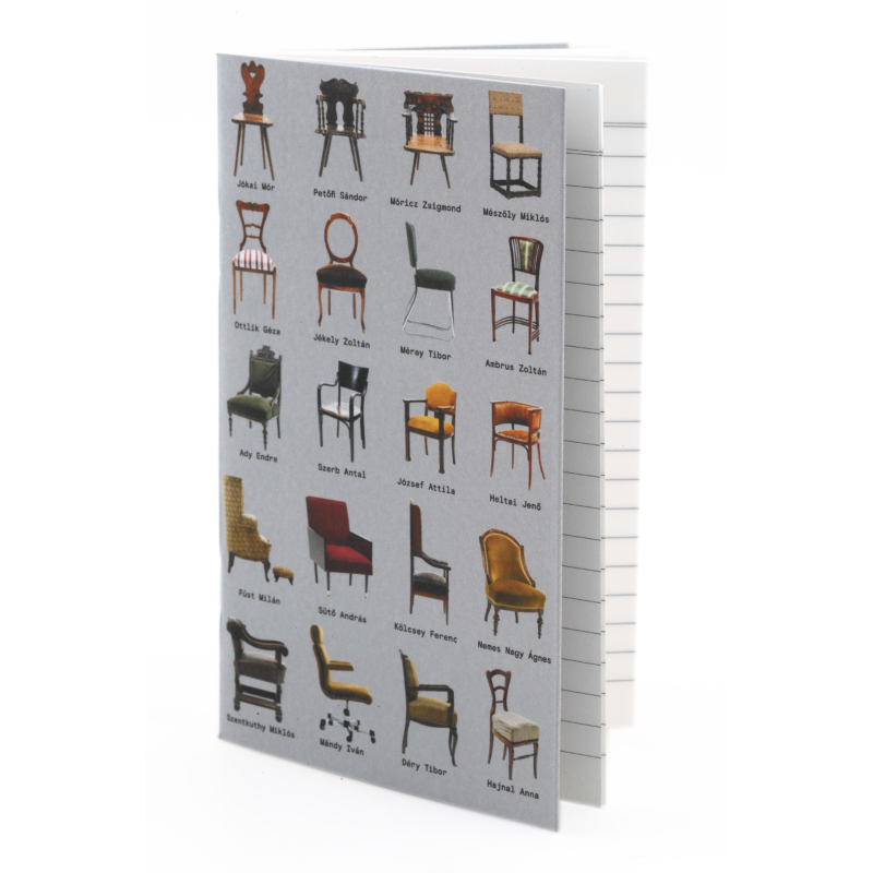 Jegyzetfüzet | színes székek
