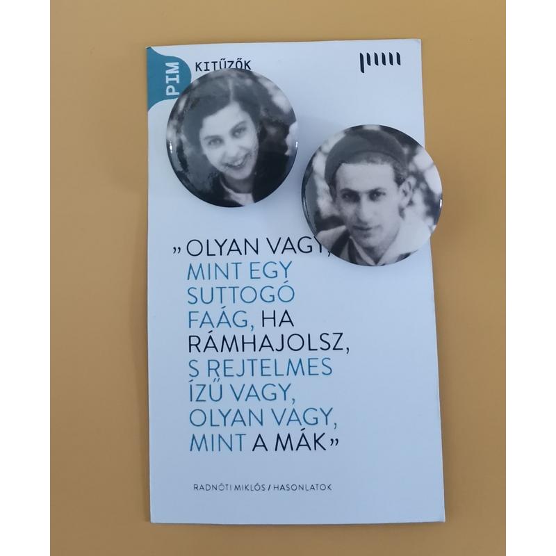 PIM Kitűző | Radnóti és Fanni