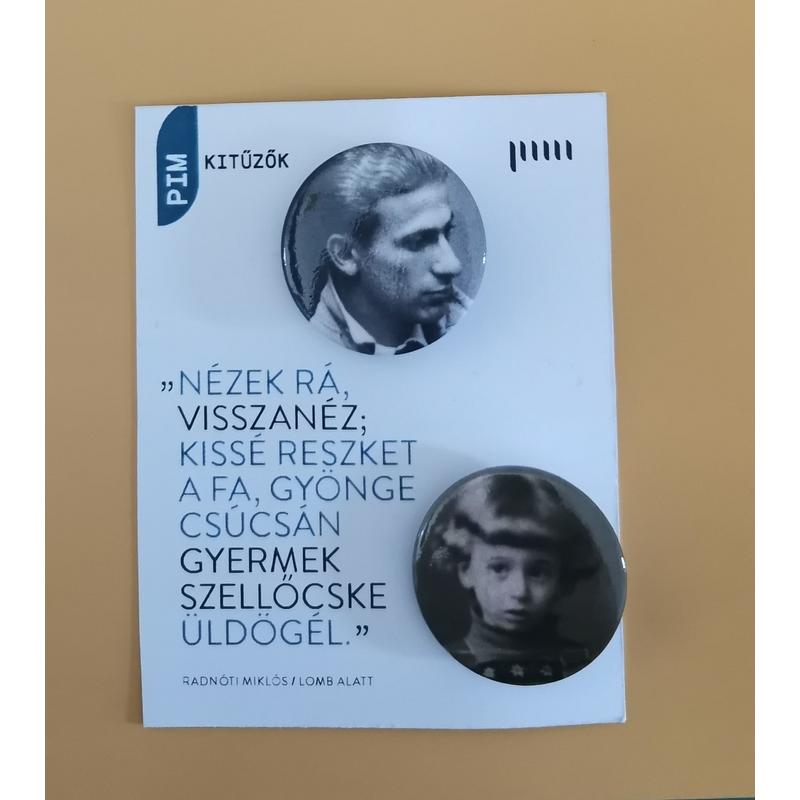 PIM Kitűző | Radnóti Miklós